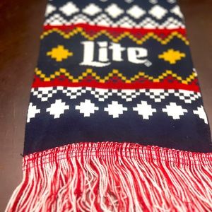 Unisex Miller Lite Winter Scarf Like New Never Worn